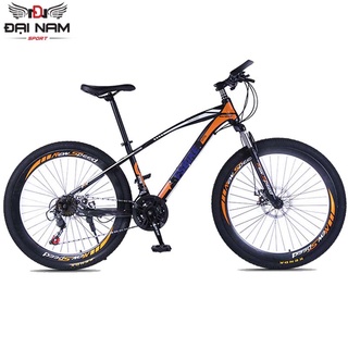 Xe Đạp Thể Thao Địa Hình NS-06 Vành 26 inch 24 Tốc Độ Đại Nam Sport + Mũ Bảo Hiểm,Khóa Dây Và Chắn Bùn