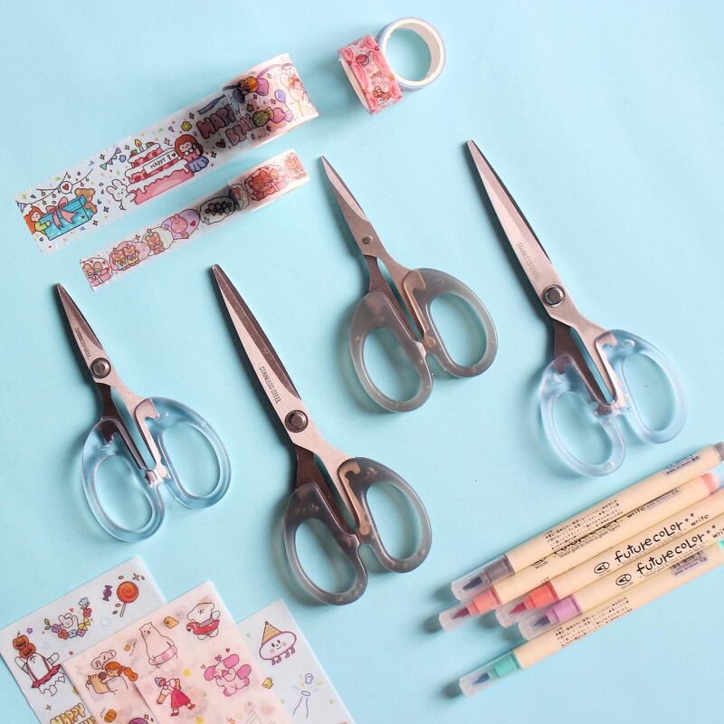 Kéo Mini Trơn màu gọn nhẹ