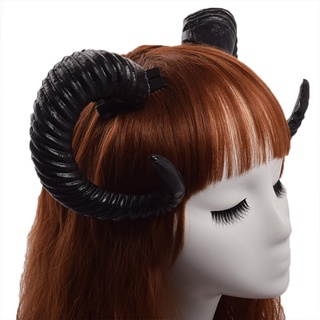 Cài Tóc Hình Sừng Cừu Hóa Trang Halloween Cho Bé