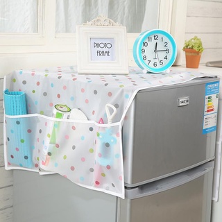 Tấm phủ tủ lạnh đa năng chống thấm bền đẹp trang trí nhà có ngăn để đồ 130 x 55cm 88225