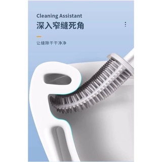 Chổi vệ sinh Silicon Có Hộp Đựng, cọ silicon vệ sinh bồn cầu toilet kích thước 9.8*4.3*36.5cm Mã: A3