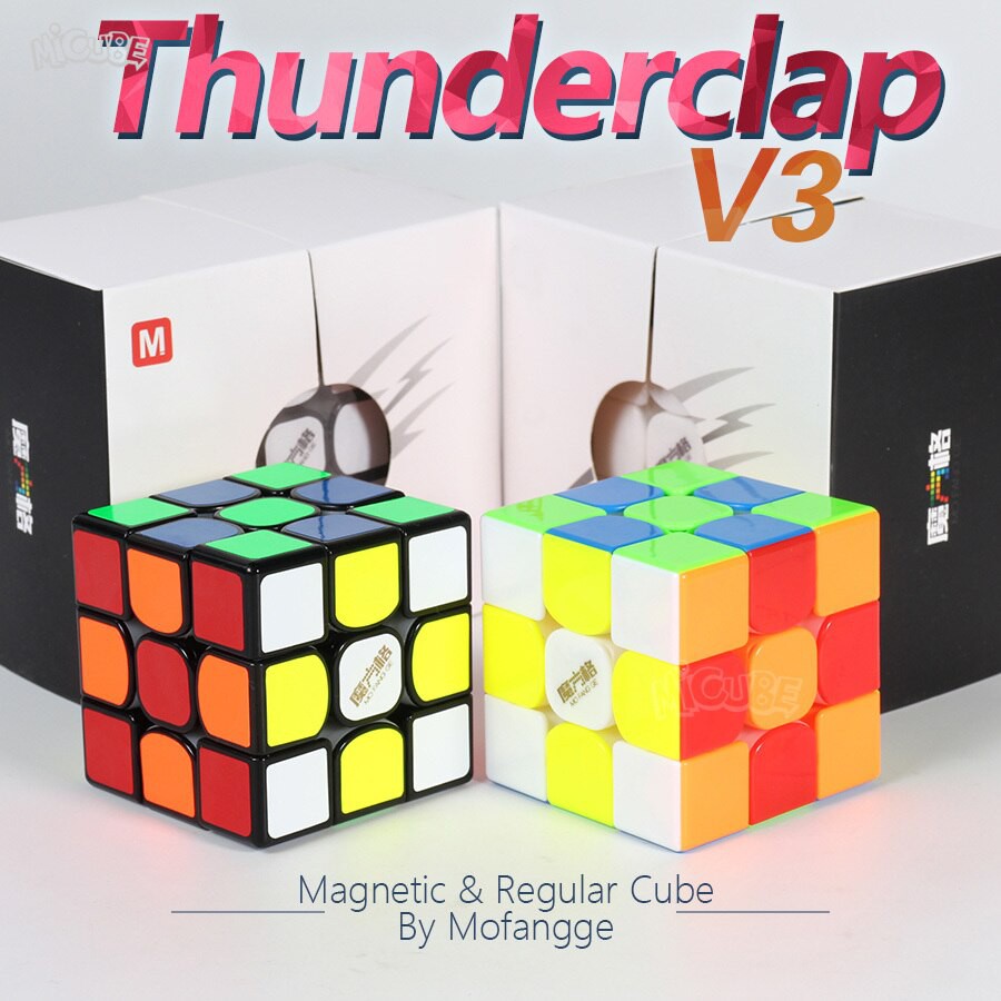 Rubik 3x3 QiYi Thunderclap V3 / V3 M 3x3x3 Có Nam Châm Khối Rubik 3 ...