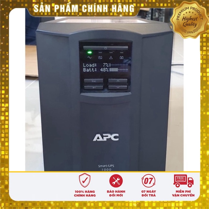 Shop Uy Tín Bộ Lưu Điện Ups Apc Smart Ups Smt1000i 1000va Lcd Renew 99 Chưa Ắc Quy 7003