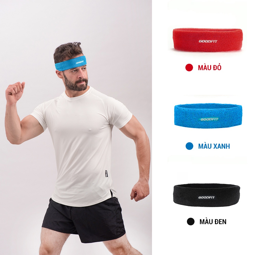 Ảnh Băng đô thể thao headband goodfit co giãn 4 chiều, thấm hút mồ hôi 1