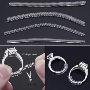 Dây quấn điều chỉnh cỡ nhẫn màu trong suốt tiện dụng