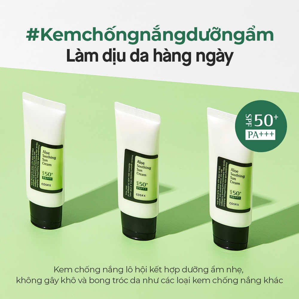 Ảnh COSRX OFFICIAL -  Kem chống nắng COSRX chiết xuất lô hội xoa dịu da SPF50 PA+++ dung tích 50ml 4