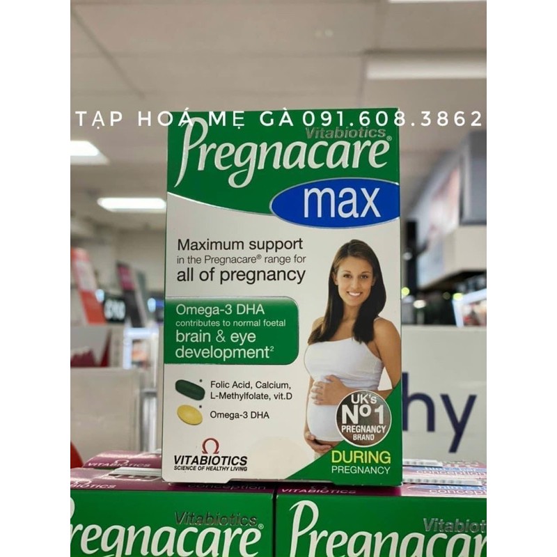 Vitamin Tổng Hợp Cho Bà Bầu Pregnacare Max 84 Viên Shopee Việt Nam 