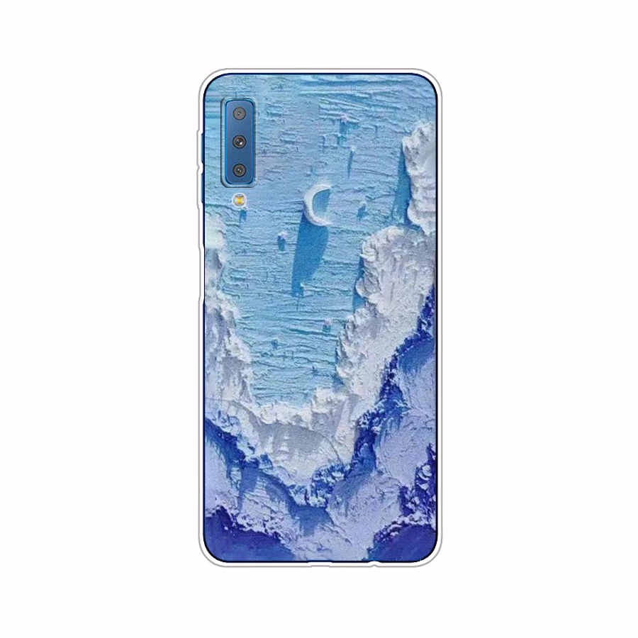 Ốp Điện Thoại TPU Dẻo In Họa Tiết Độc Đáo Thời Trang Cho Samsung Galaxy a7 2015 a7 2016 a7 2017 a7 2018