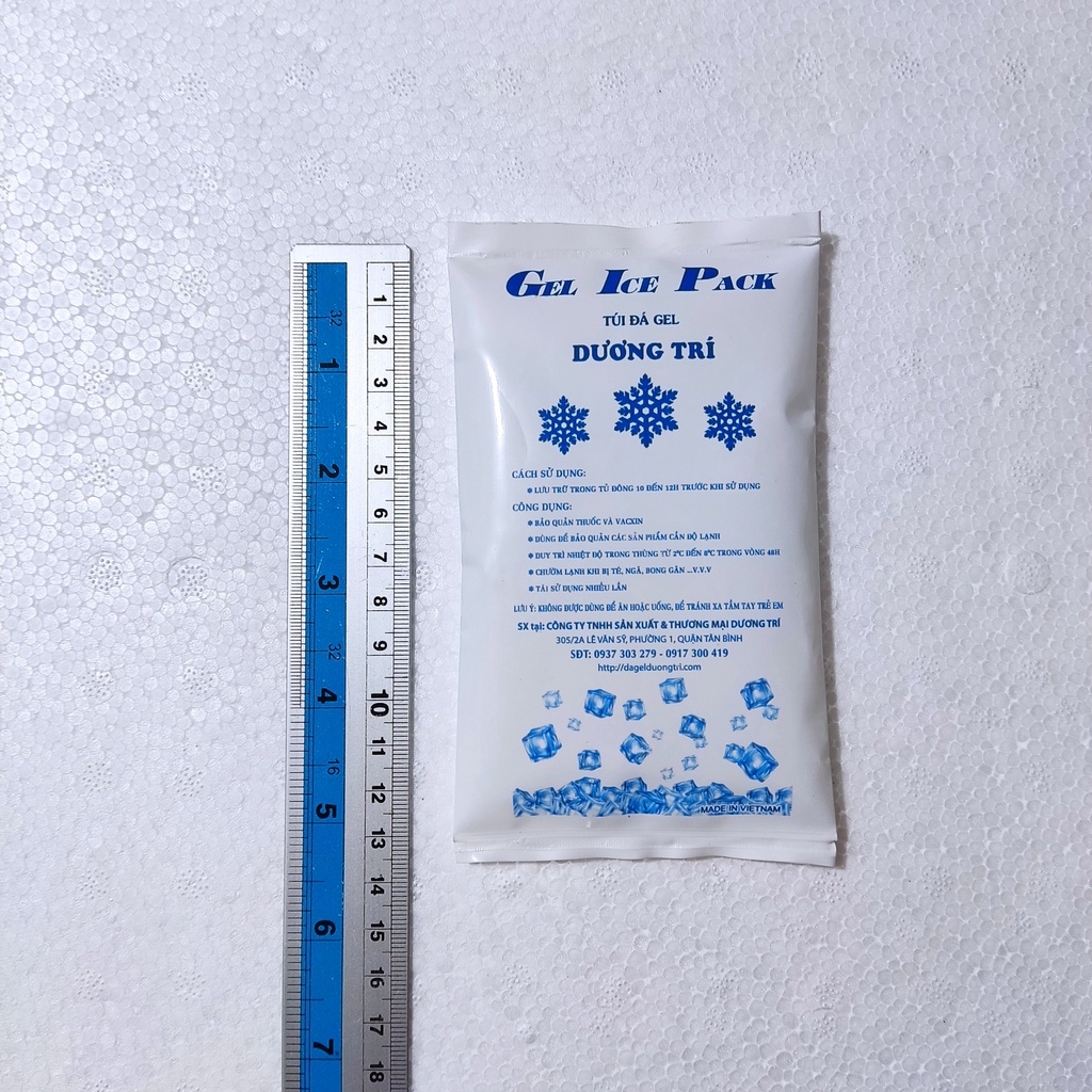 COMBO 5 TÚI Đá khô Đá Gel giữ lạnh 100g – Túi đá gel giữ lạnh Mỹ phẩm