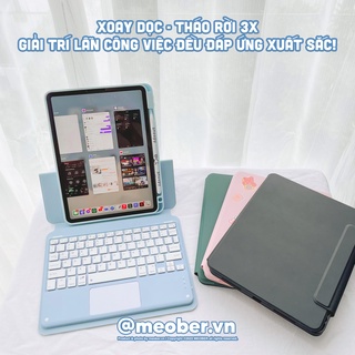 Bao Da Nam Châm Kèm Bàn Phím Tháo Rời Cho i pad Pro 11, Air 4/5/6/7, Mini 6/7, Pro12.9inch M1 M2, Pro M4.