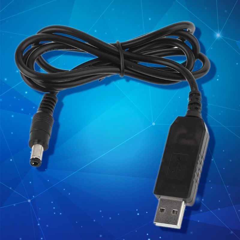 Cáp tăng áp chuyển đổi QC 3.0 USB sang DC 12V 1.5A 5.5x2.1mm cho bộ định tuyến wifi/dây đèn LED và thiết bị 12V