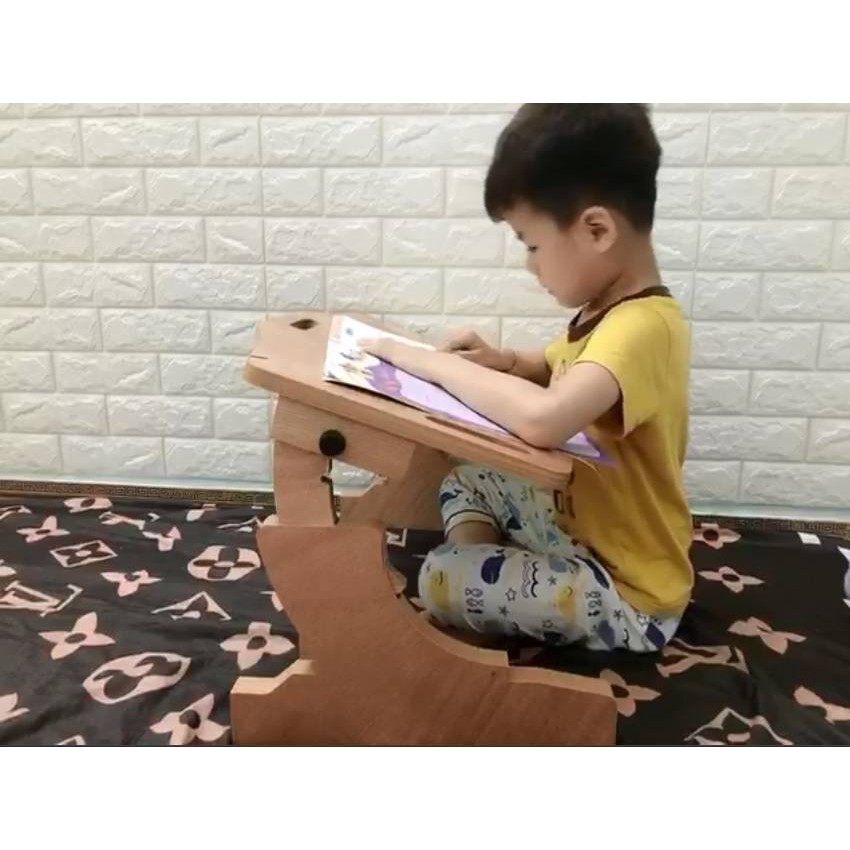 ( Bhành 3 năm) Bàn Laptop Gấp Gọn Thông Minh Abatsu – Dùng Trên Giường, Ghế, Sàn Điều Chỉnh Góc Xoay