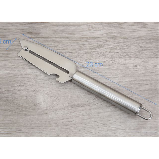 Dao bào 2 lưỡi inox ( cán inox ) | Shopee Việt Nam