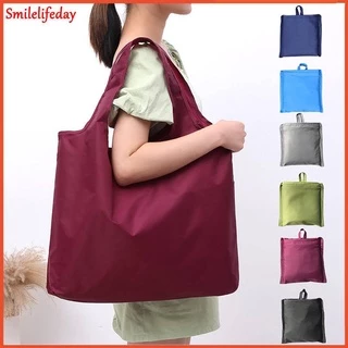 Túi mua sắm có thể gập lại Lady Oxford Vải Unisex Túi xách có thể tái sử dụng Túi lưu trữ không thấm nước Túi du lịch hàng tạp hóa