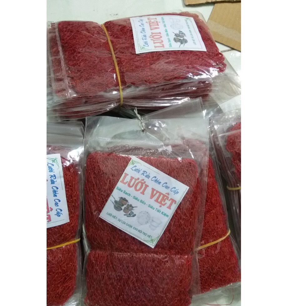 Miếng lưới rửa chén bát, đĩa Cao cấp siêu bền tiện dụng đa năng - cước chà