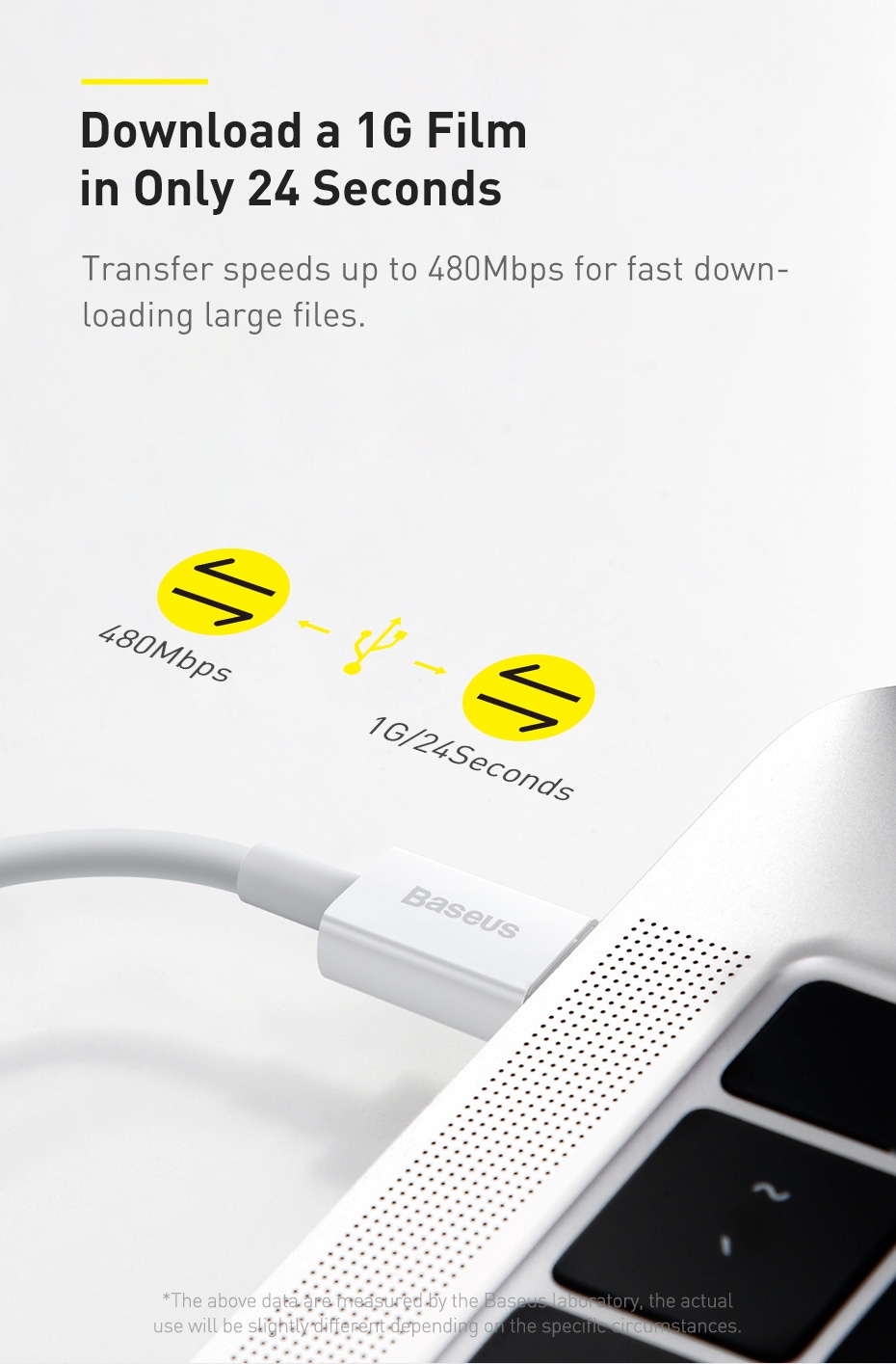 Mô tả Cáp sạc nhanh Baseus PD 20W Cáp C-L tương thích cho cáp USB sạc nhanh 12-14 - 8