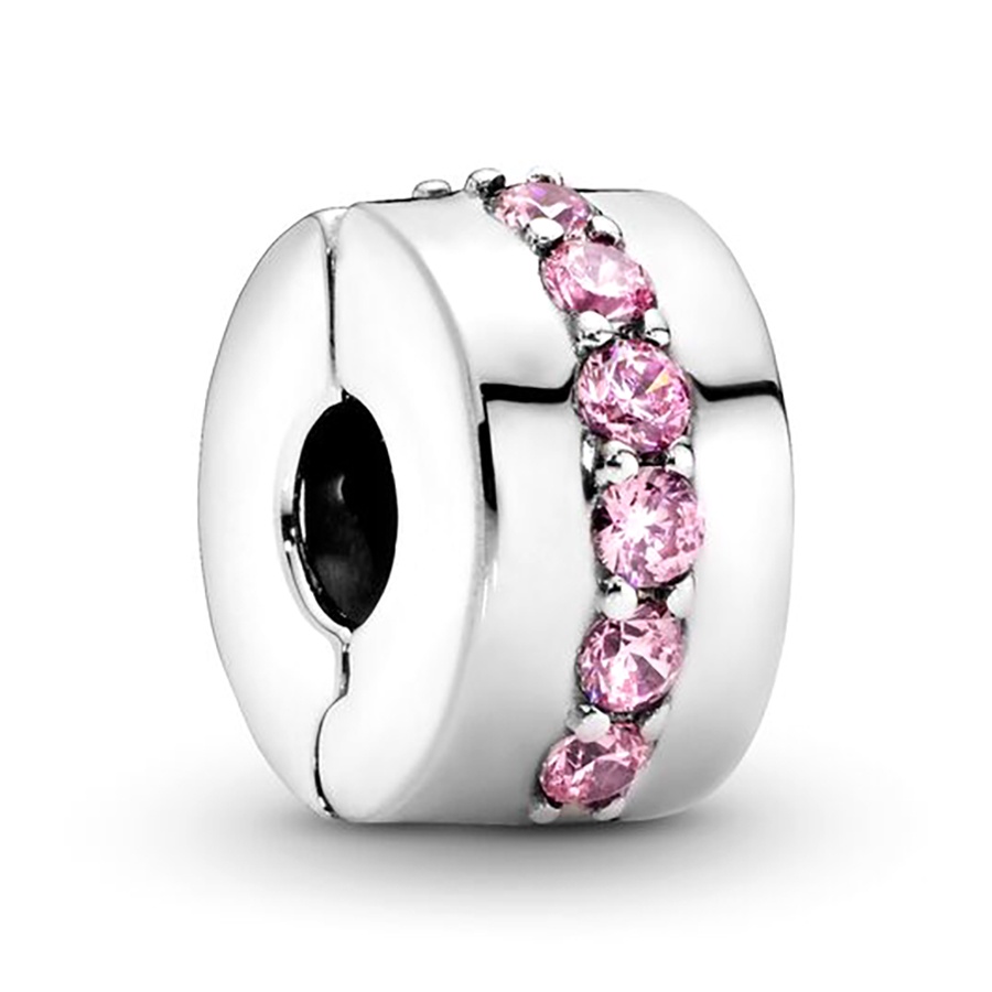 Dinglly Màu Bạc Tròn Cố Định Kẹp Hạt Hình Cầu Ngôi Sao Đính Hạt Charm Vương Miện Phù Hợp Với DIY Trang Sức Phụ Kiện