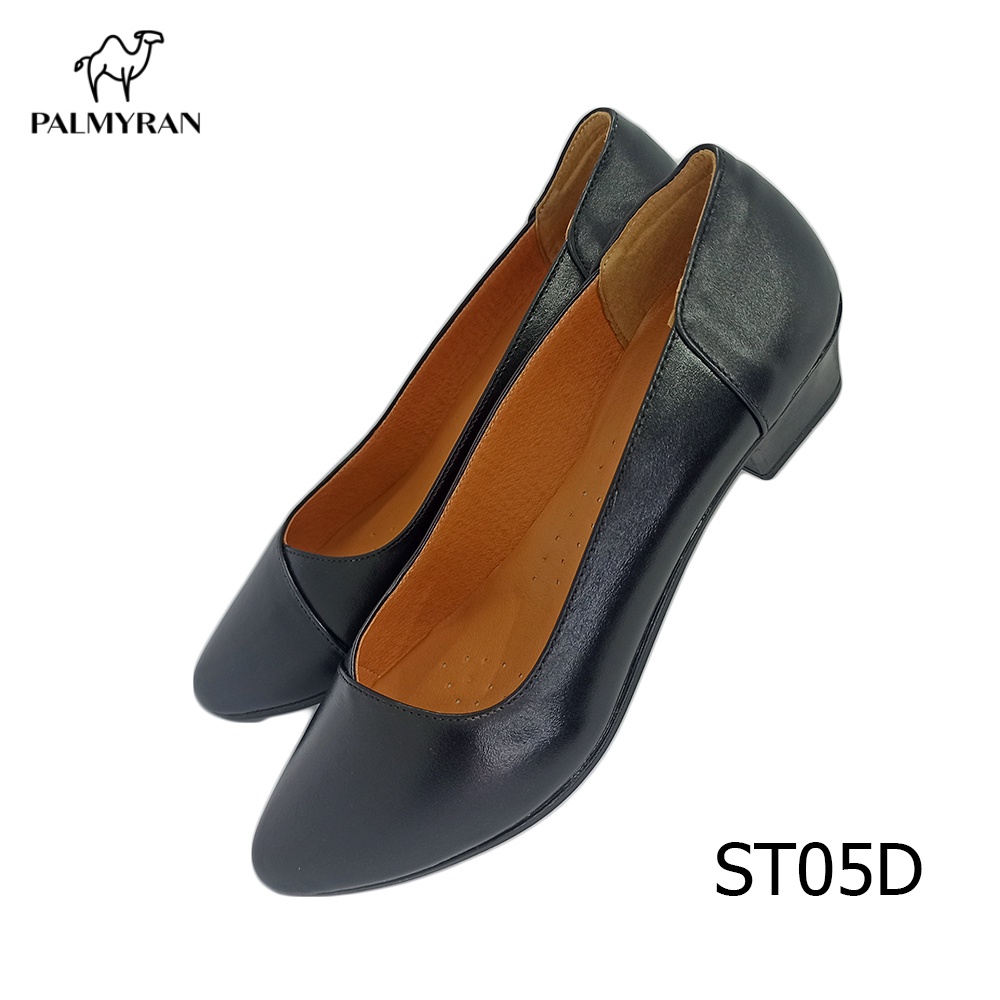 Giày nữ cao gót da bò thật cao cấp palmyran ST05D
