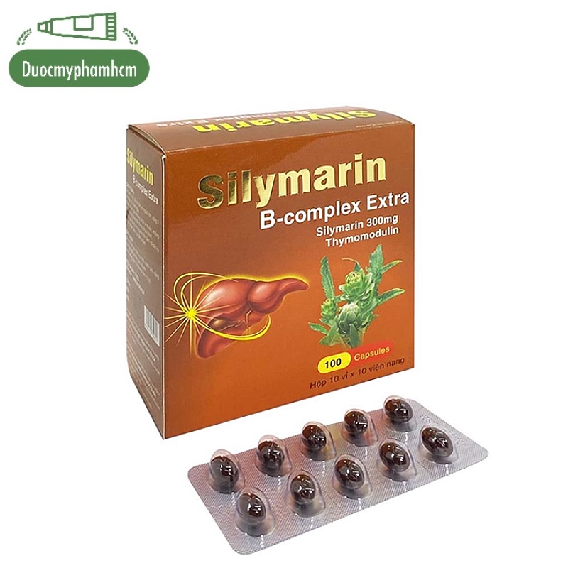 Giải Độc Gan, Mát Gan Thanh Nhiệt SILYMARIN B-COMPLEX EXTRA 400mg ,Hộp ...