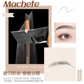 Bút Chì Kẻ Lông Mày NOVO Trang Điểm Tự Nhiên Lâu Trôi Chống Nước NO.5472