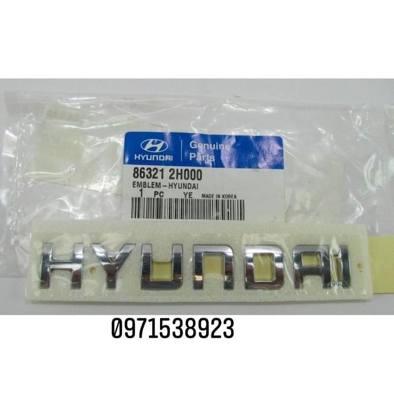 logo chữ HUYNDAI SANTAFE dán đuôi xe xịn chính hãng 863212h000 | Shopee ...