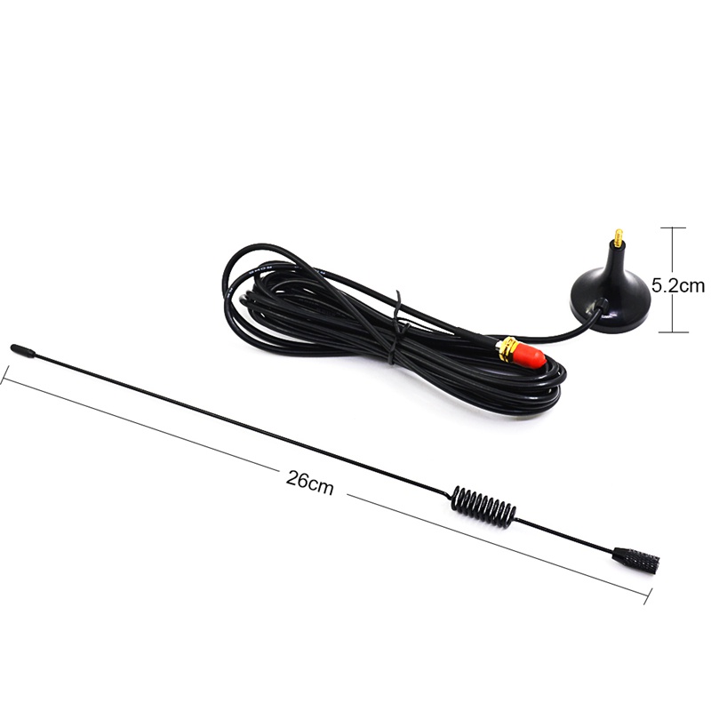 UT-106UV SMA-Nữ Xe Ô Tô Ăng Ten Băng Đô Kép Từ Tính Cho UV-5R UV-82 UV-9R Bộ Đàm