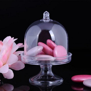 Khay trưng bày bánh cupcake / kem / kẹo mini có nắp đậy làm từ nhựa tiện dụng cho tiệc cưới / sinh nhật / halloween