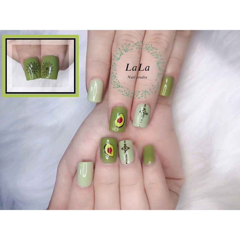 Nail xanh bơ đã trở thành một biểu tượng thời trang trong ngành làm móng tay. Với hiệu ứng sáng bóng, bộ móng tay được thiết kế với gam màu xanh bơ độc đáo sẽ khiến bạn thực sự nổi bật. Xem ngay hình ảnh liên quan để tìm kiếm cảm hứng cho bộ móng tay của mình.