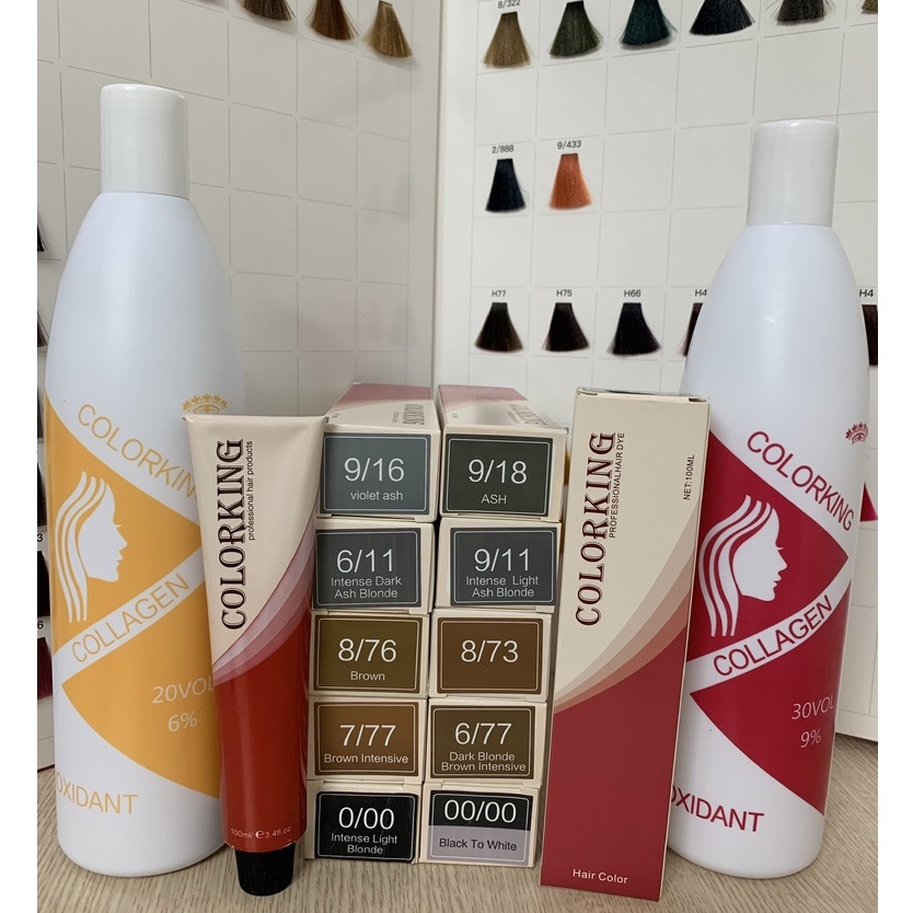 Thuốc nhuộm tóc trực tiếp không tẩy. Thuốc nhuộm tóc Colorking. mẫu mới nhất