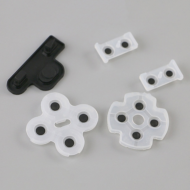 RR Miếng đệm cao su silicon mềm Bộ 5 phụ kiện chơi game Miếng đệm cao su dẫn điện thay thế cho