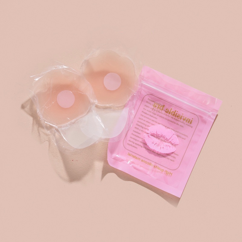 Miếng Dán Nâng Ngực Silicon UNDERCOOL Hình Hoa Dính Siêu Chắc Chống Chảy Xệ Cực Tốt  2 miếng (6,5cm) DT13