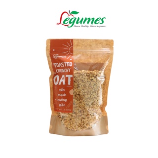 Yến Mạch Nướng Giòn Thuần Chay Légumes 500g - 2 Vị Truyền Thống & Socola, Healthy, Không Đường
