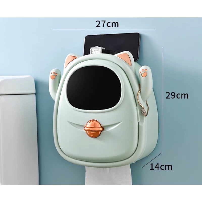 Hộp đựng giấy ăn hình mèo sáng tạo