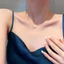 Dây chuyền titan nữ mặt hình nơ xinh xắn phong cách thời trang ngọt ngào