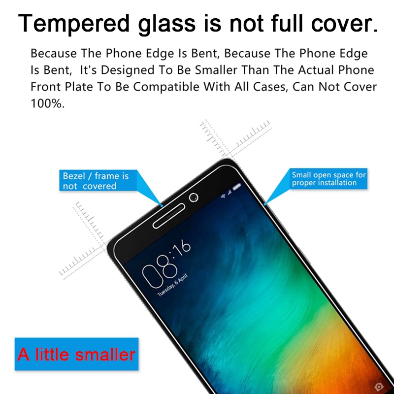 Dành Cho Redmi S2 Go 3S 3X 3 2 Phim Kính Bảo Vệ Cho Xiaomi Redmi 4X 4A 4 Pro Xiomi Cover Kính Cường Lực Trong Suốt Bảo Vệ Màn Hình