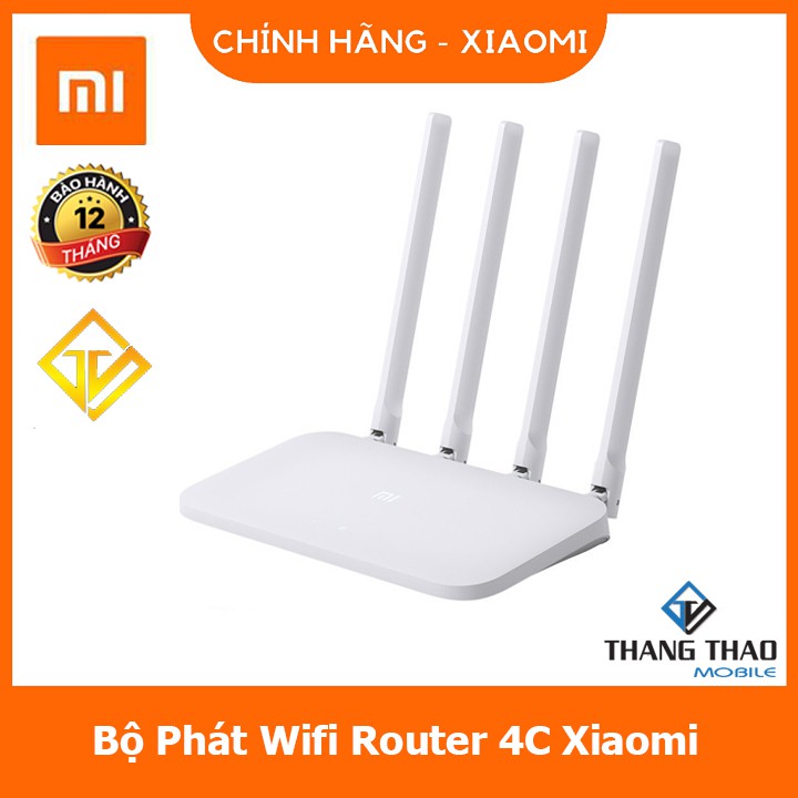 Bộ Phát Wifi Router Xiaomi 4C - MI Router 4C - Hàng chính hãng | Shopee ...