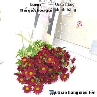 Hoa giả - Hoa cúc họa mi Lucas 60cm trang trí bền, đẹp, sang trọng, thanh lịch, phụ kiện decor các studio