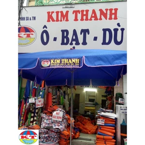 Ô Cafe, Ô Dù Đứng Tâm Mái Vuông- (Chưa bao gồm Vỏ Chân Đế Bê Tông 55kg có bánh xe)