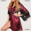 Áo choàng ngủ kimono vải lụa satin thời trang quyến rũ dành cho nữ