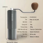 Cối Xay cà phê Staresso Plus 2025 Lưỡi Dao Titanium máy pha cà phê mini cầm tay Chính Hãng Bảo Hành 12 Tháng — ảnh 2
