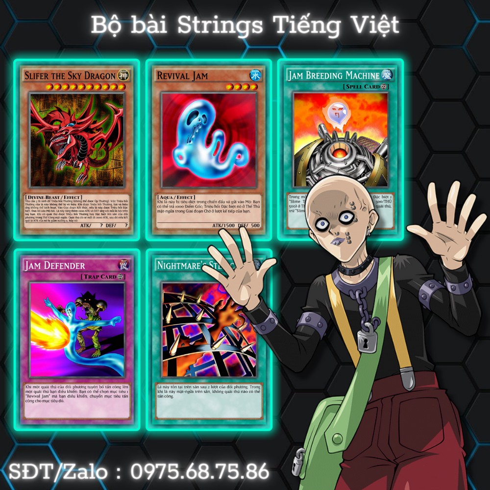 Bài Yugioh Tiếng Việt Bộ bài Strings 50 lá Shopee Việt Nam