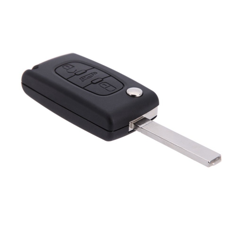 Vỏ chìa khóa điều khiển từ xa 3 nút cho xe PEUGEOT 407 307 308 607