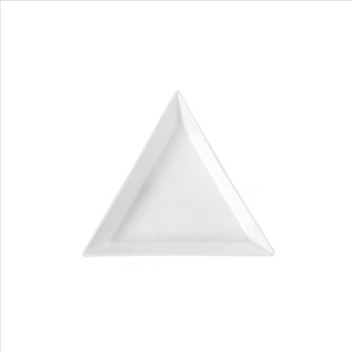 Khay tam giác đựng đá , combo 5 cái đựng phụ kiện nail bằng nhựa
