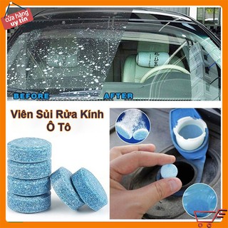 Combo 50 Viên Sủi Rửa Kính CARZONE Cao Cấp Không Chứa Cồn Gây Hại Cho Kính