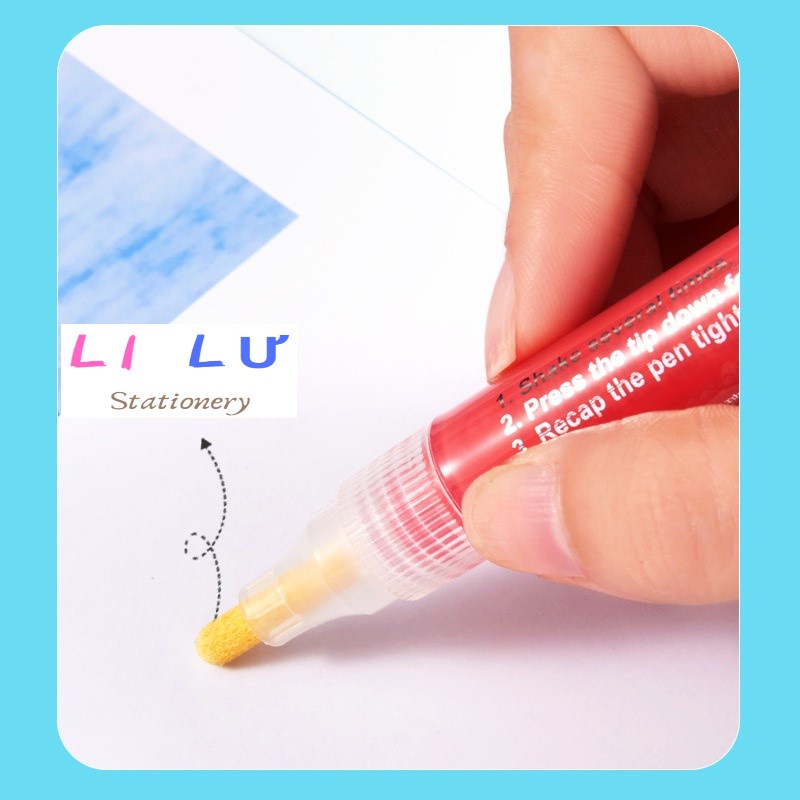Bút Sơn Acrylic Painter  MO1000 Với 17 Màu.  Vẽ Trên Nhiều Chất Liệu : Giấy, Kính, Đá, Cao Su, Nhựa, Gỗ,...