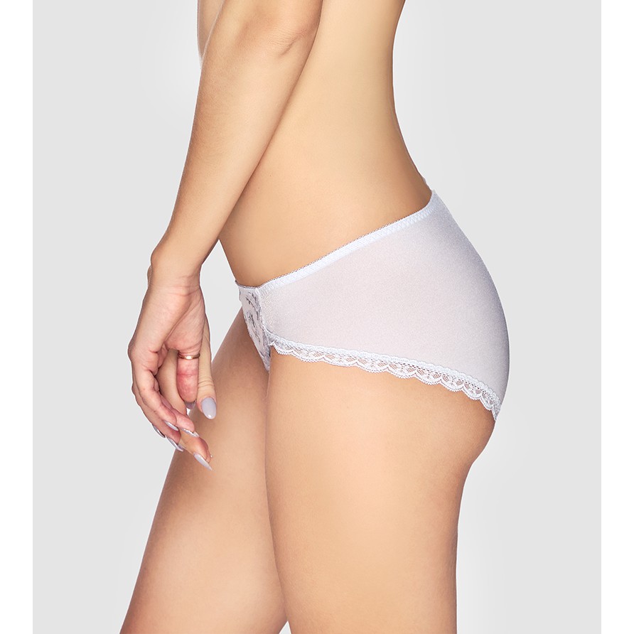 Quần lót Wacoal IES2398 ren thêu, đáy lót cotton - ES2398