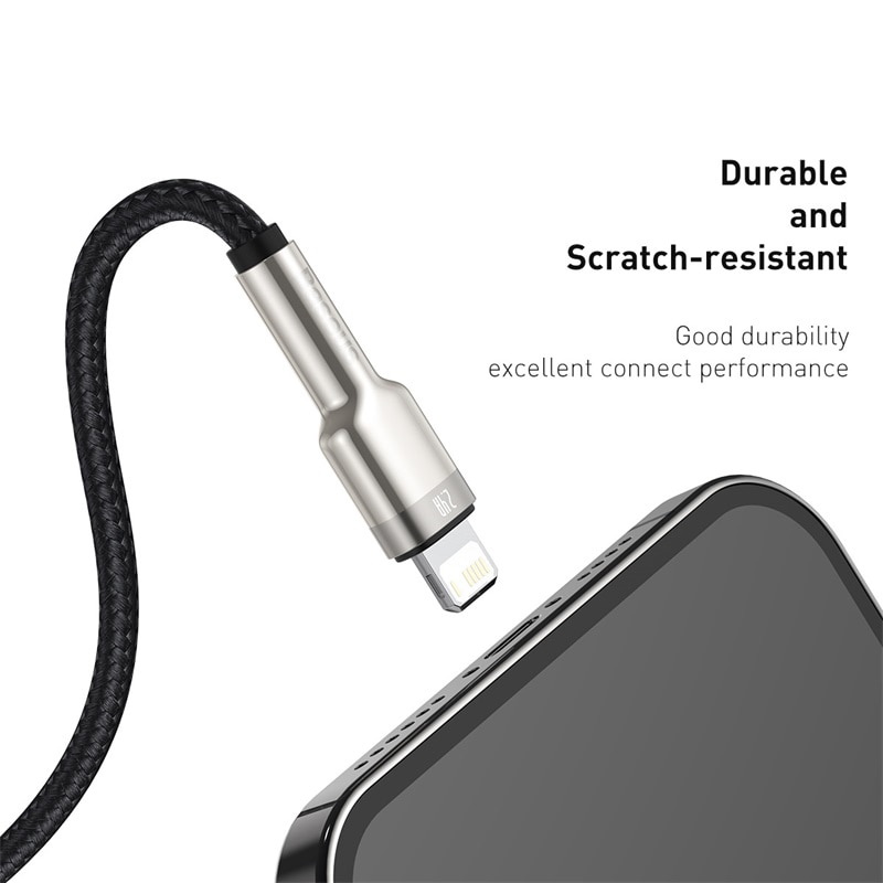 Ảnh Cáp sạc nhanh Baseus cổng USB 2.4A dành cho iPhone 11 12 Pro Max 2