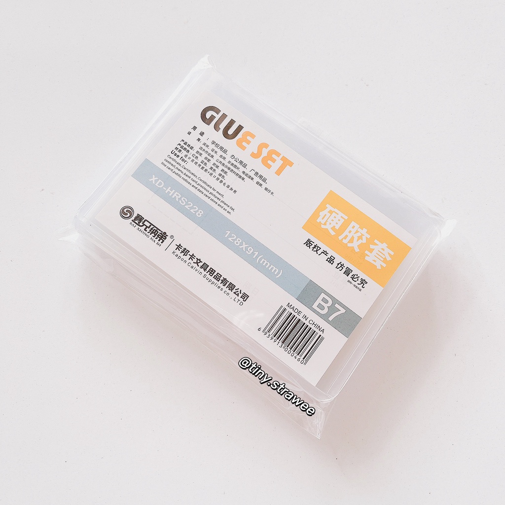 Toploader Glue Set size B8/ A7/ B7 đựng card không ám xanh Shopee