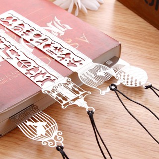 3 Thước Kèm Bookmark Kim Loại - Thỏ Hồng VPP