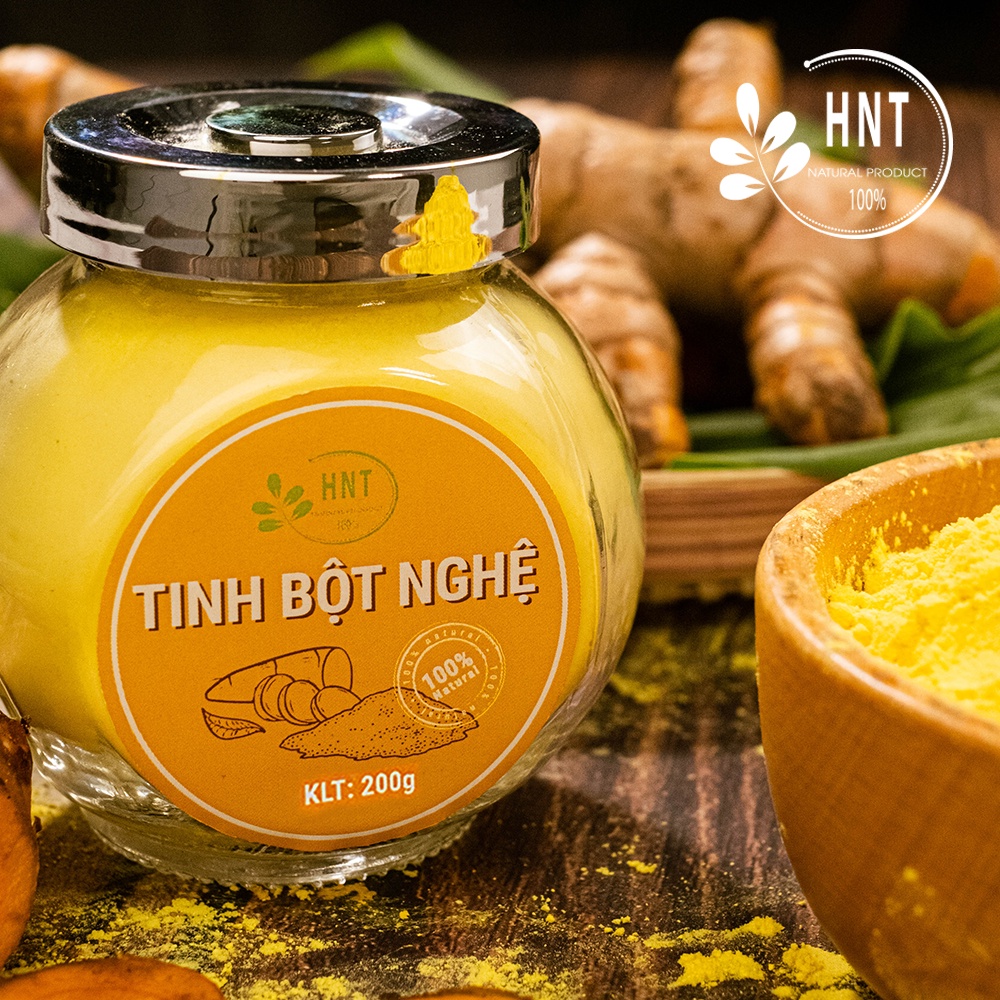 Ảnh Tinh bột nghệ cao cấp HNT NATURAL PRODUCT TBN200G 3